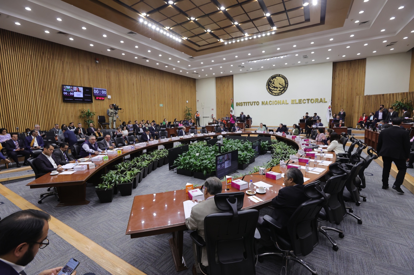 Sesión del Consejo General del INE