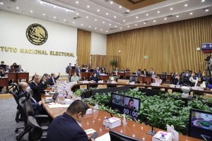 Consejo General del INE en sesión