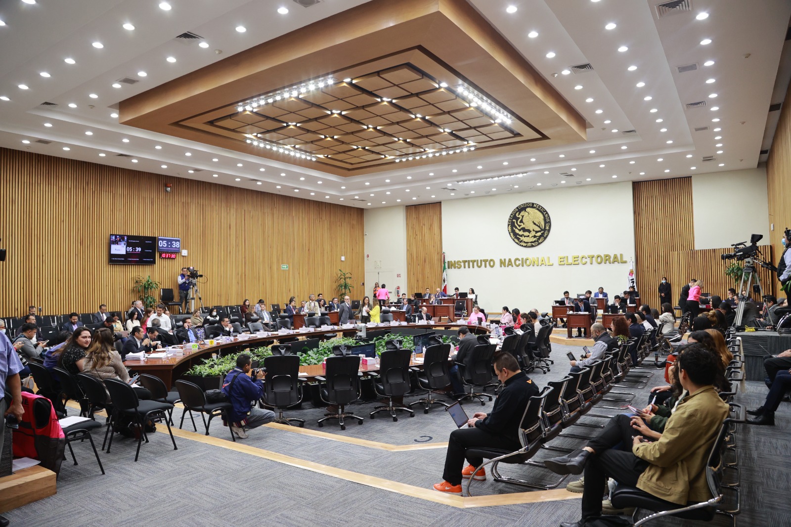 Sesión del Consejo General del INE