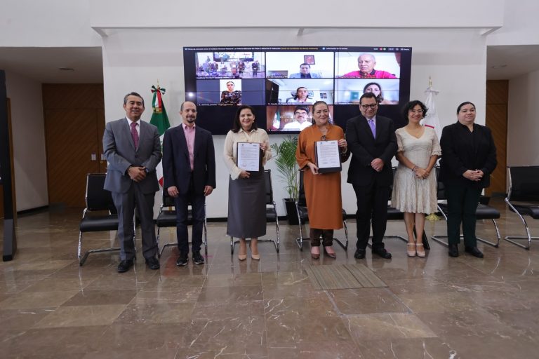 Firma de los Convenios Marco y Específico de Colaboración que Celebran el INE y el TEPJF.