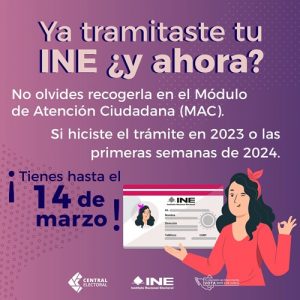 Banner informativo credencialización