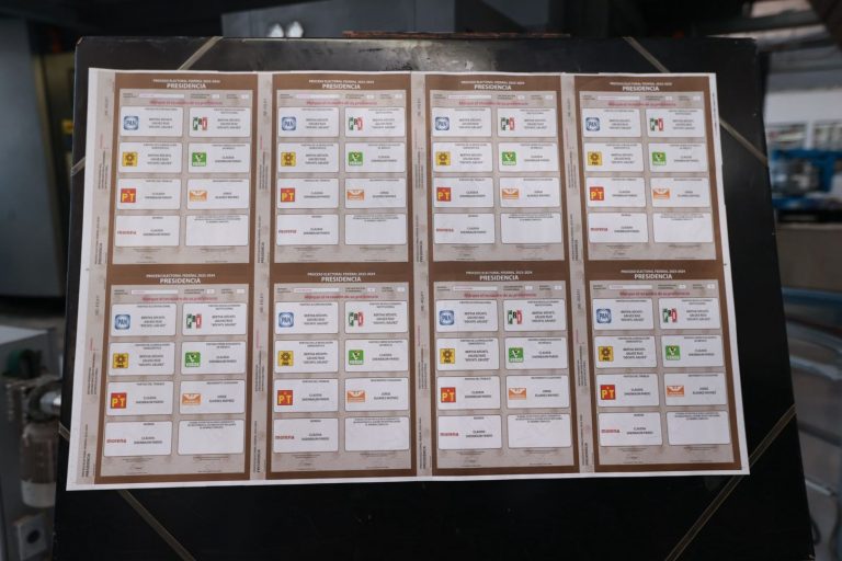 Boletas electorales para elecciones 2024