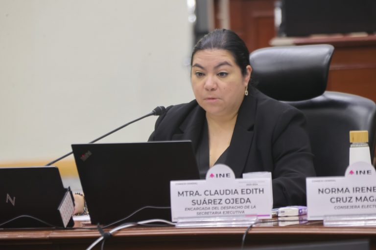 Claudia Edith Suárez Ojeda, Encargada del despacho de la Secretaría Ejecutiva.