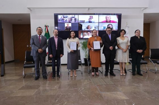 Firma de convenios y marcos específicos de colaboración INE-TEPJF