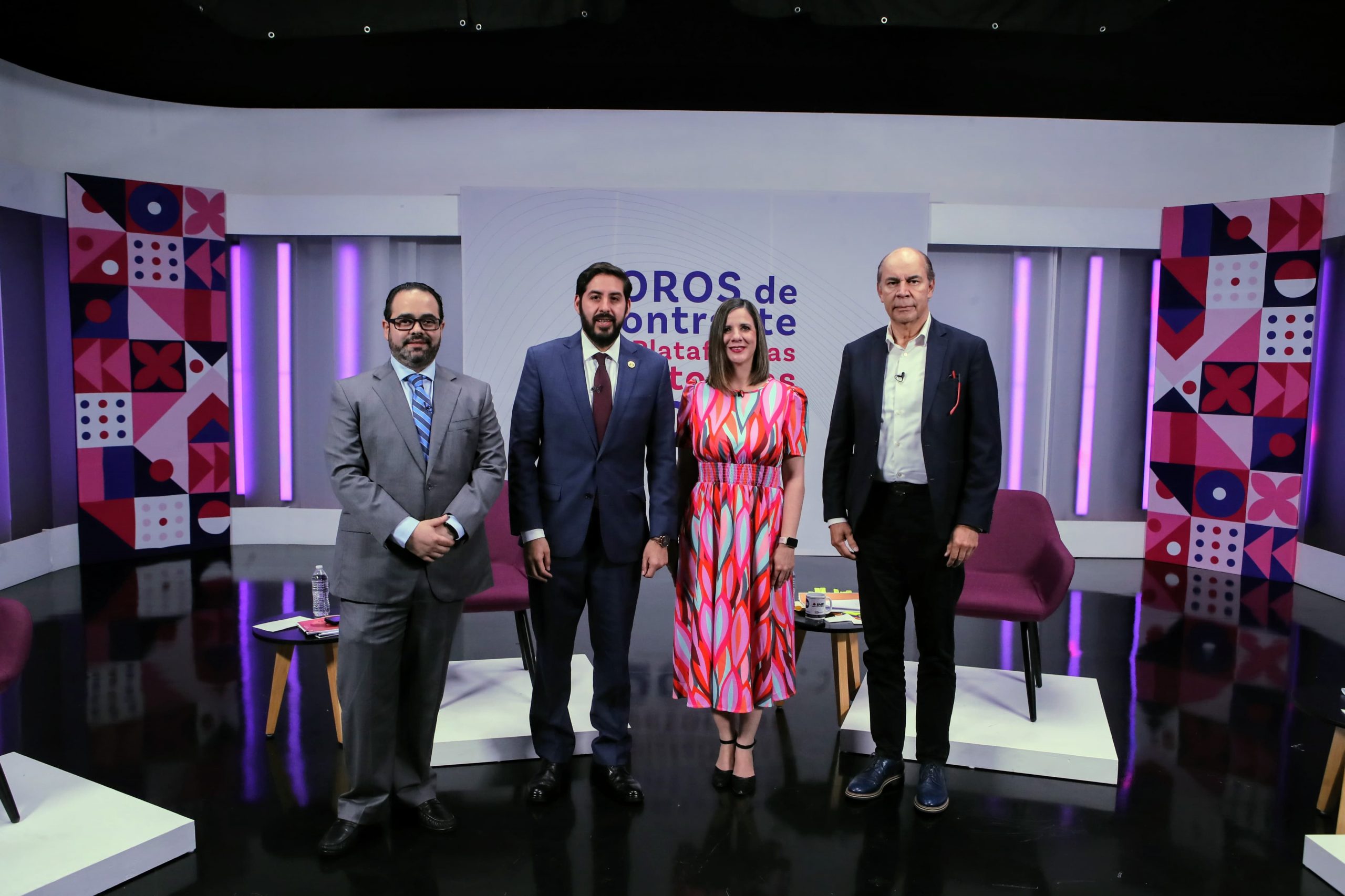 Panelistas del Primer Foro de Contraste de Plataformas Electorales 2024