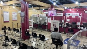 Interior de Módulo de Atención Ciudadana del INE Yucatán