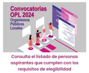 Aviso para consulta de listado de aspirantes