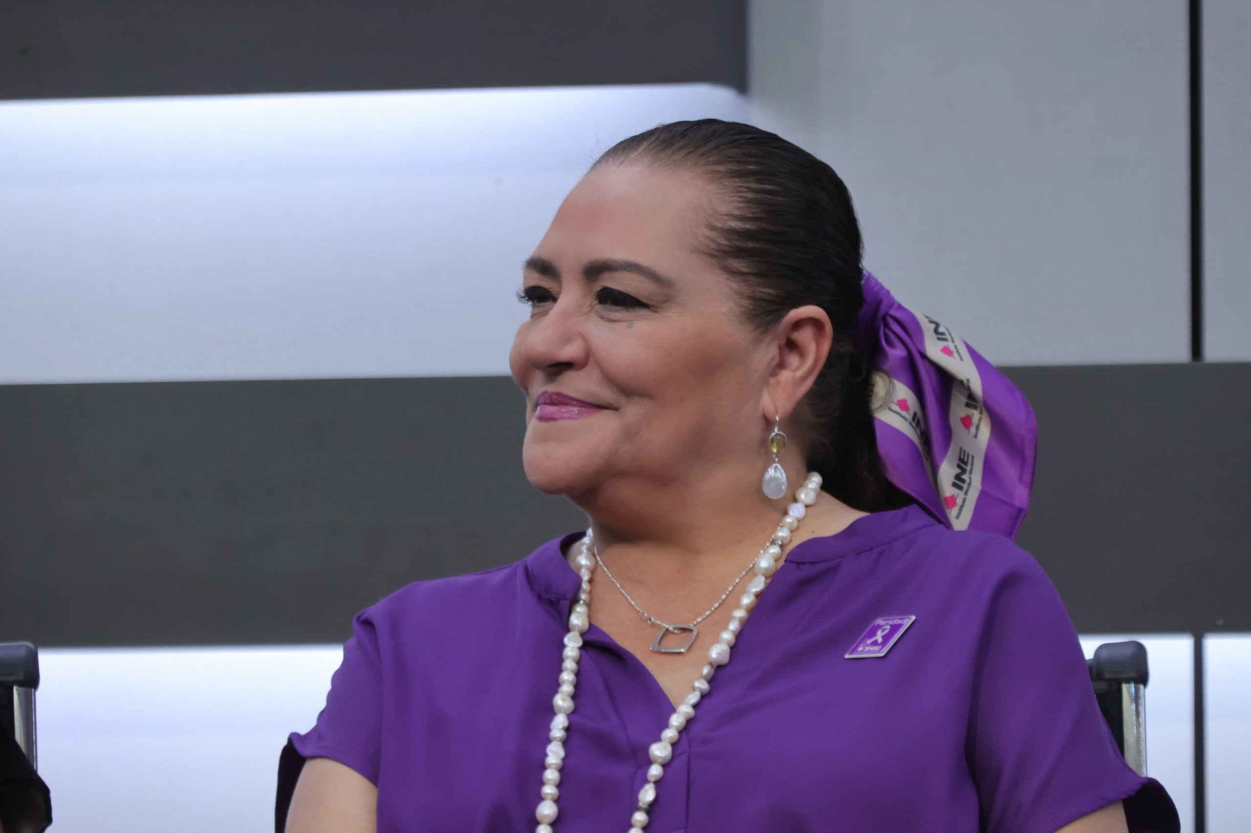 Consejera Presidenta del INE, Guadalupe Taddei