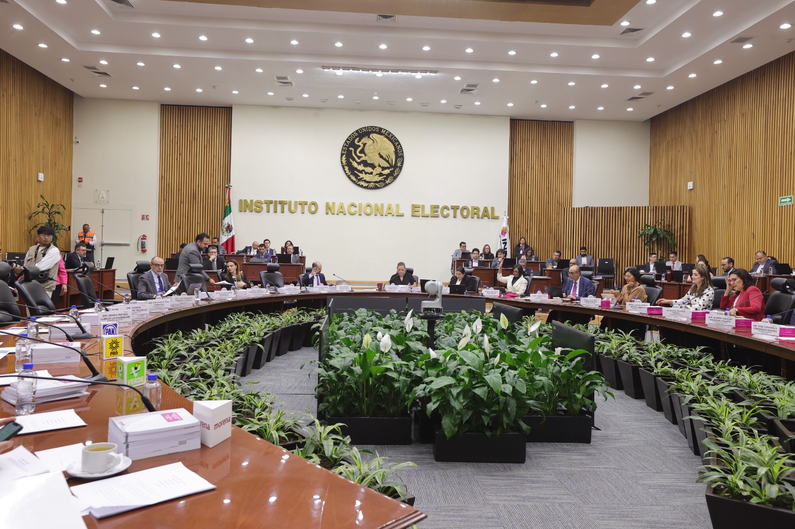 Sesión del Consejo General del INE