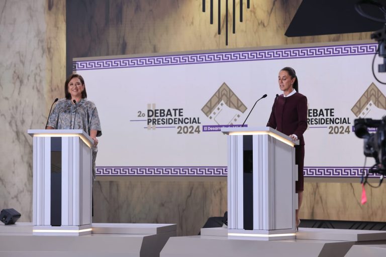 Candidatas y candidatos en el Segundo Debate Presidencial