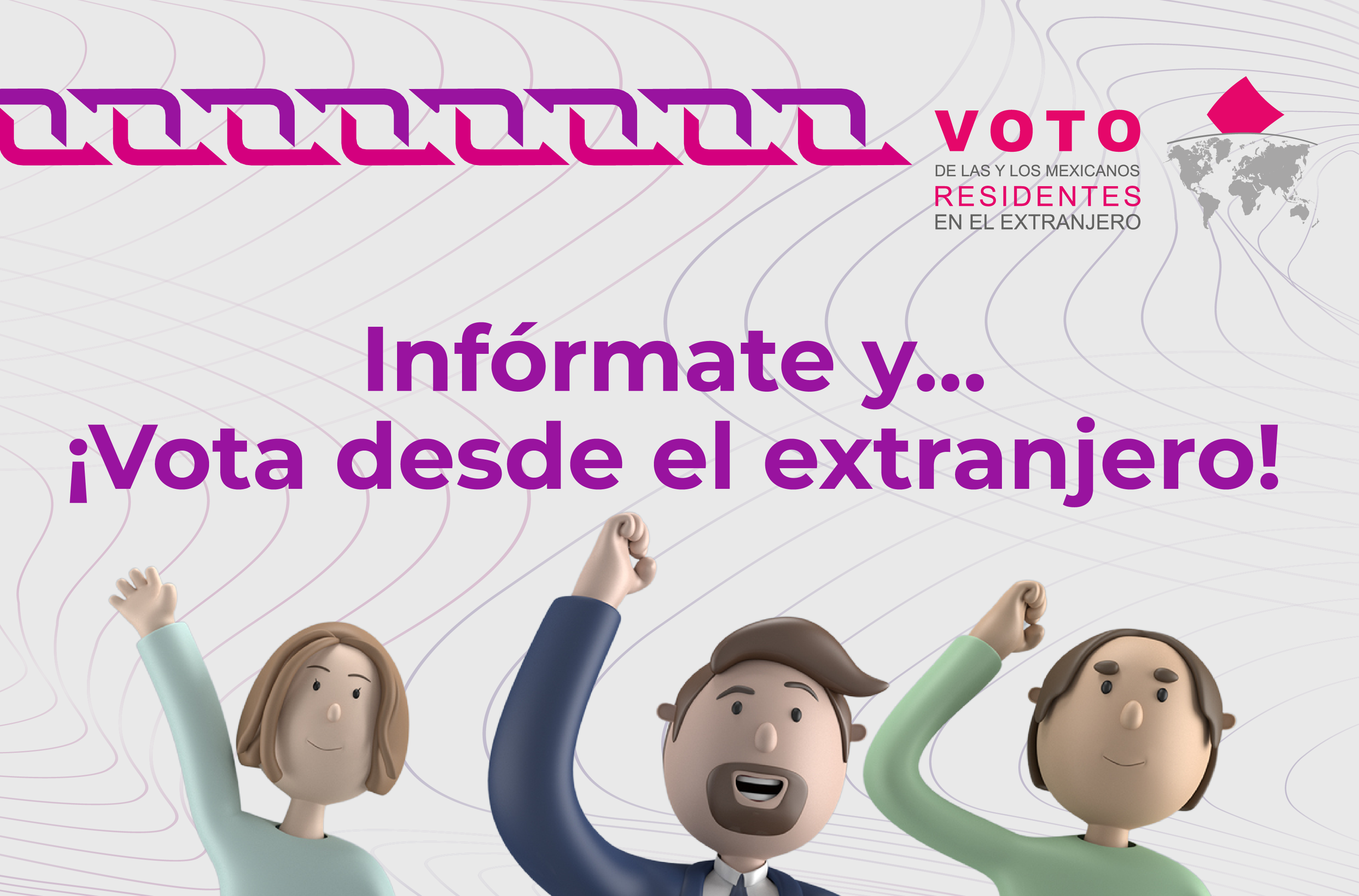 Infórmate y... ¡vota desde el extranjero!