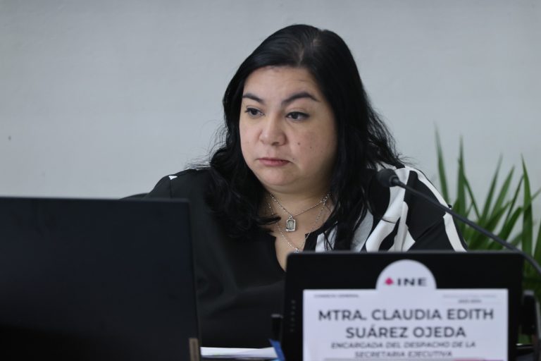 Claudia Edith Suárez Ojeda, Encargada del Despacho de la Secretaría Ejecutiva.