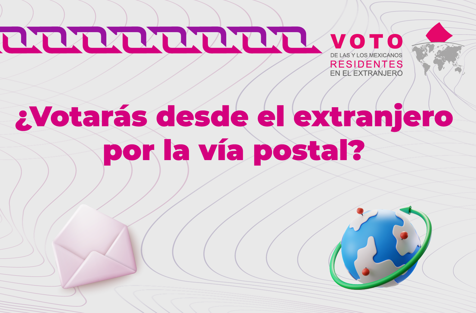 ¿Votarás desde el extranjero por la vía postal?