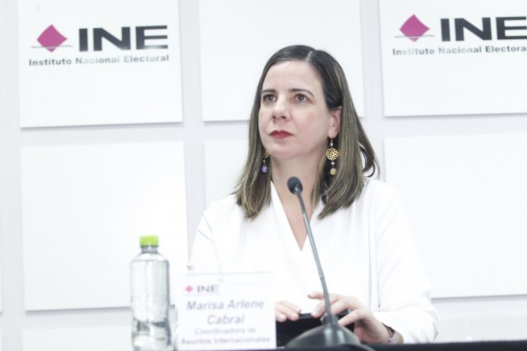 Marisa Arlene Cabral, Coordinadora de Asuntos Internacionales del INE.