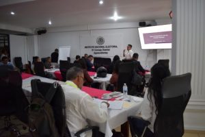 Integrantes del INE en Aguascalientes