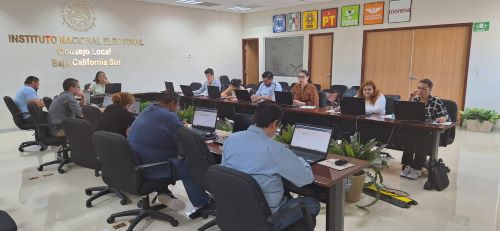 Integrantes del INE en Baja California Sur