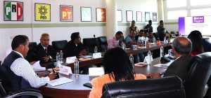 Integrantes del INE en Tlaxcala