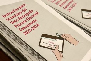 Boletas electorales para voto anticipado