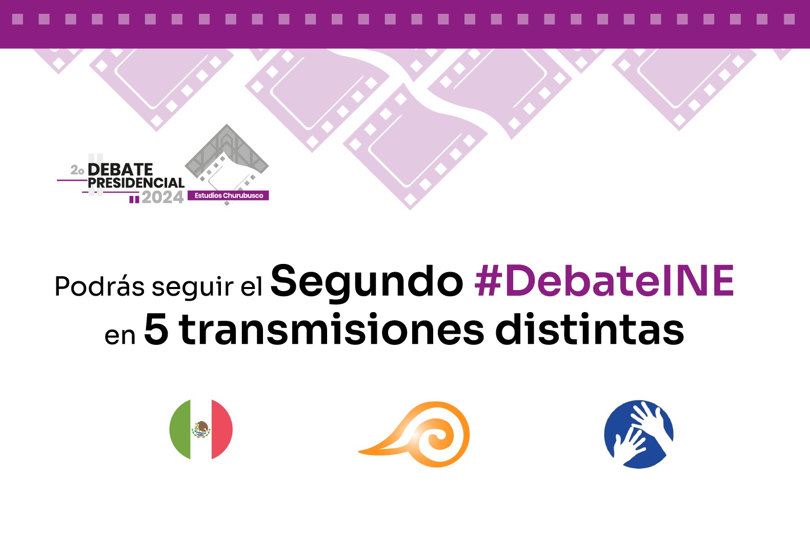 Podrás seguir el segundo debate en 5 transmisiones distintas