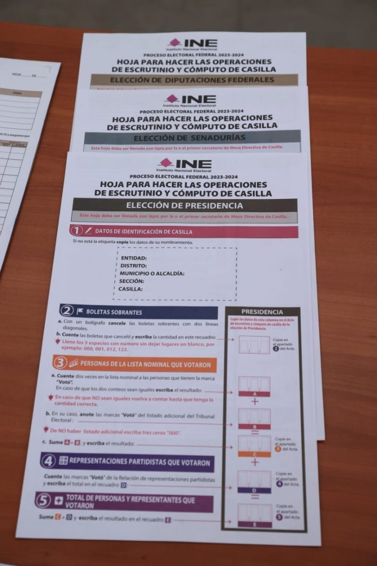 Inicio de la Distribución de la Documentación Electoral con Emblemas del PEF 2023-2024