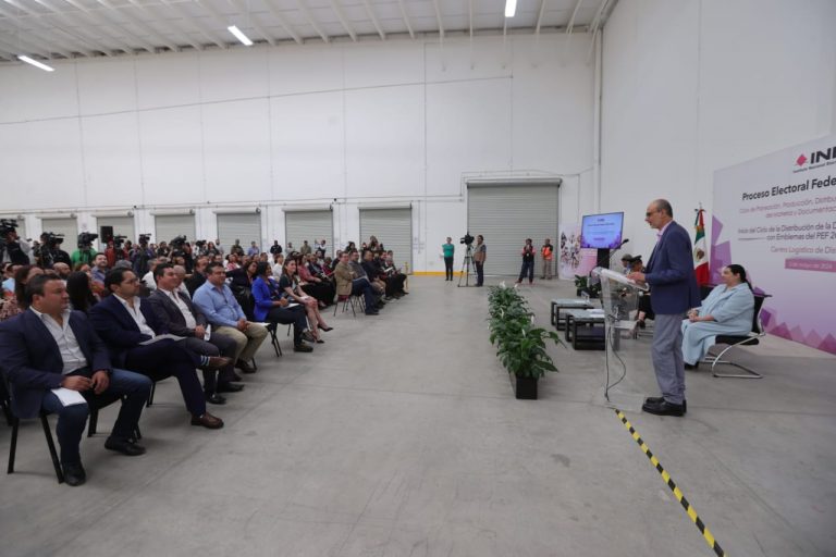 Inicio de la Distribución de la Documentación Electoral con Emblemas del PEF 2023-2024