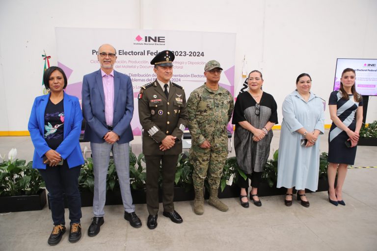 Inicio de la Distribución de la Documentación Electoral con Emblemas del PEF 2023-2024