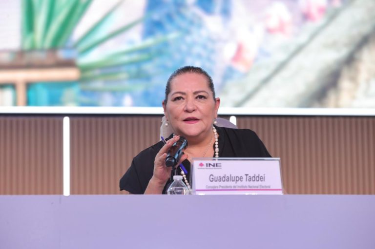 Guadalupe Taddei Zavala, Consejera Presidenta del INE.