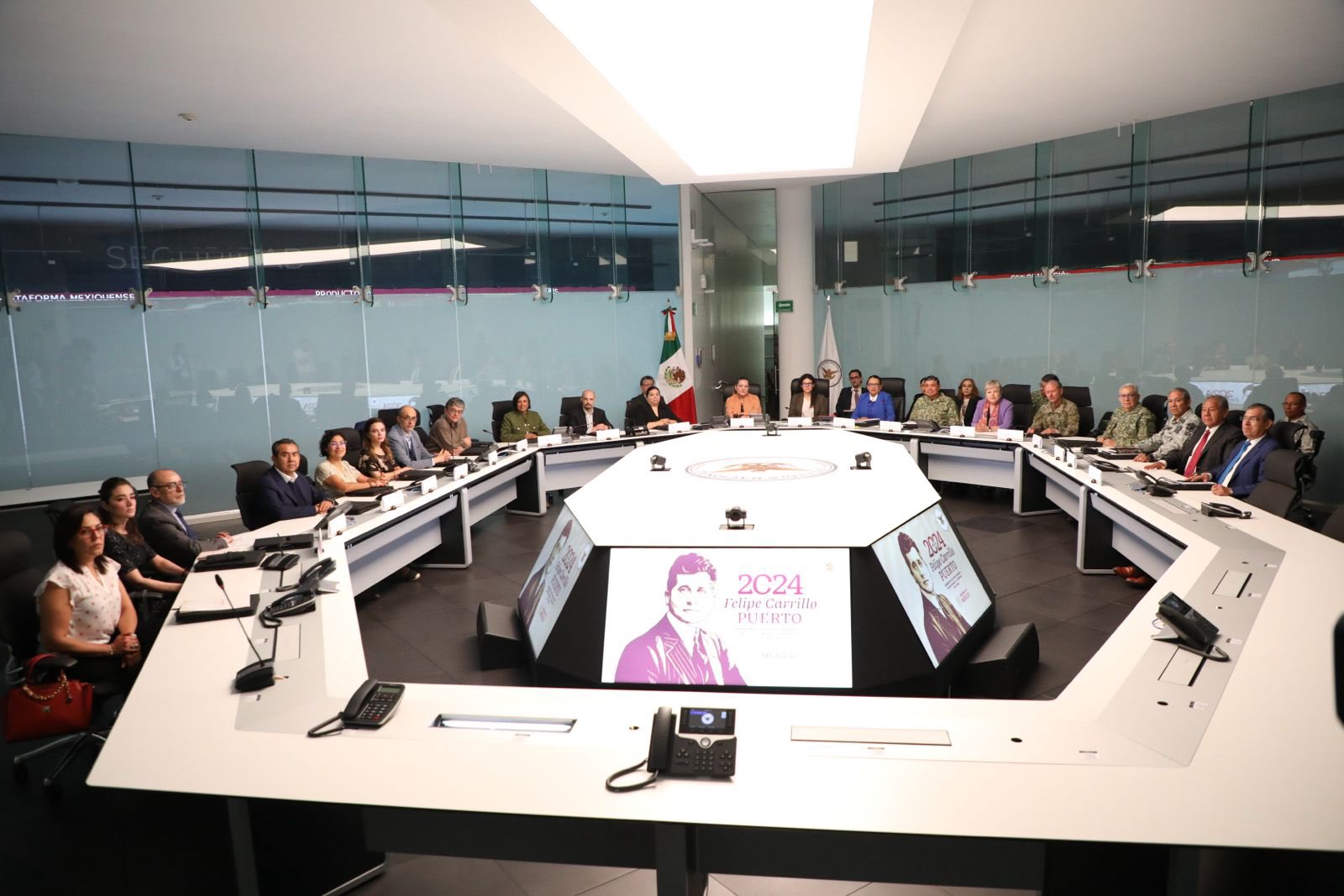 Reunión INE- Gabinete de seguridad