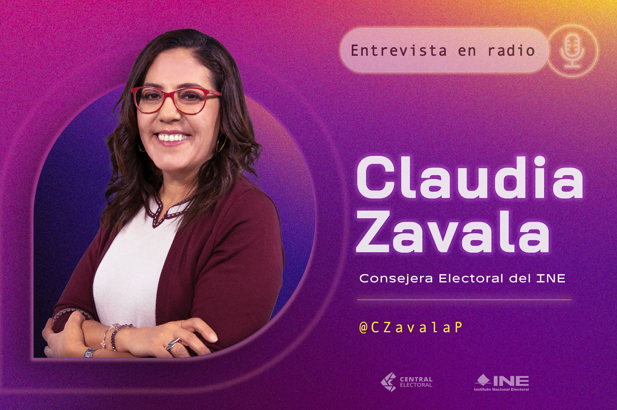 Consejera Electoral, Claudia Zavala