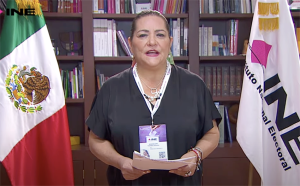 Consejera Presidenta del INE, Guadalupe Taddei