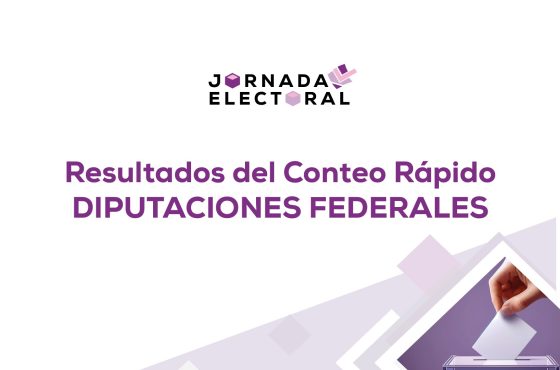 Jornada ELectoral Resultados del Conteo Rápido Diputaciones Federales