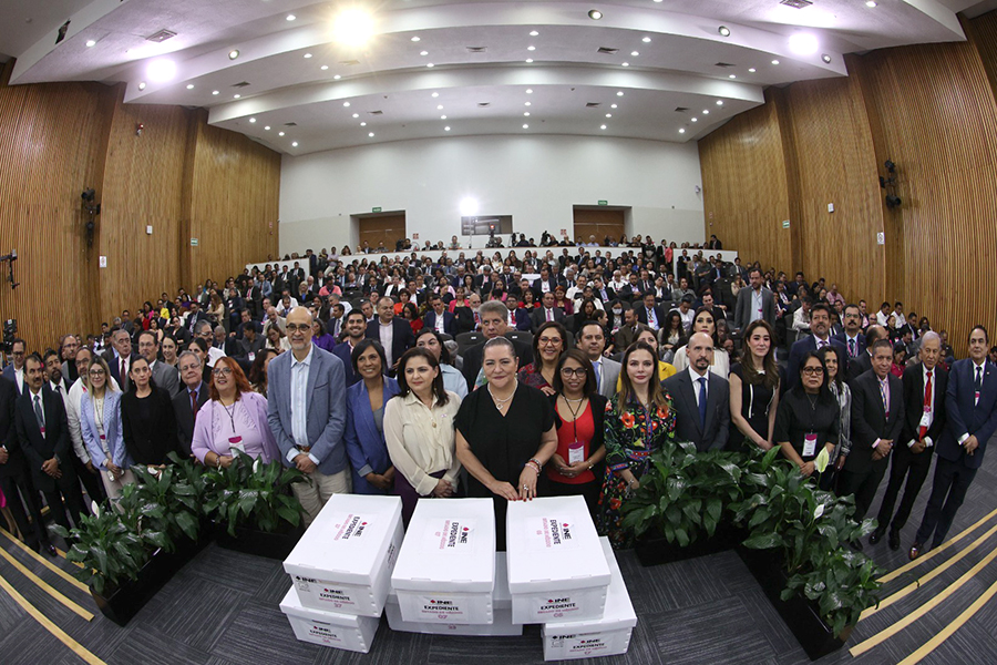 Acto protocolario de entrega de Cómputos Distritales