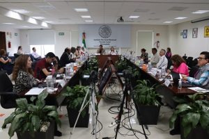 Integrantes del INE Guanajuato durante sesión de trabajo