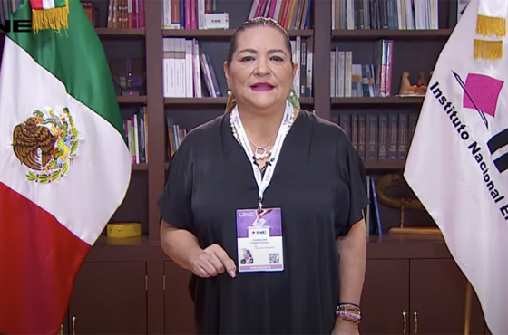 Consejera Presidenta del INE, Guadalupe Taddei