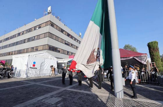 Honores a la bandera del proceso electoral 2024