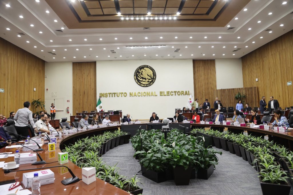 Sesión del Consejo General del INE