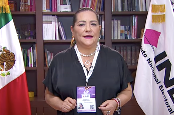 Consejera Presidenta del INE, Guadalupe Taddei
