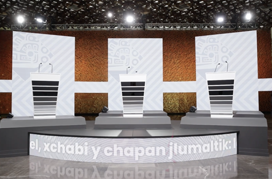 Escenario del tercer debate presidenciales 2024