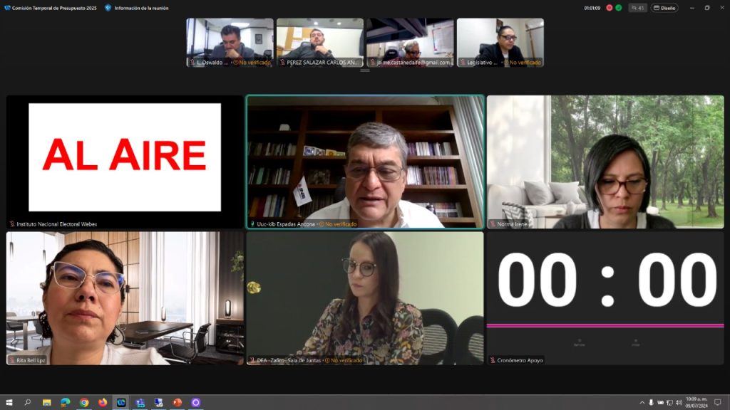 Comisión Temporal de Presupuesto del INE para el ejercicio 2025