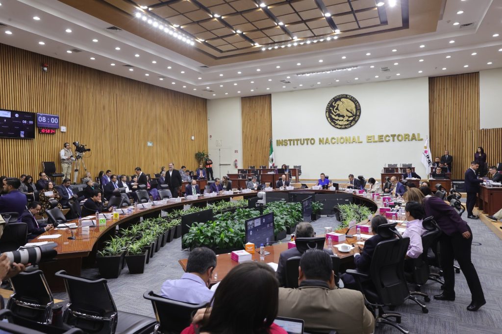 Sesión del Consejo General del INE