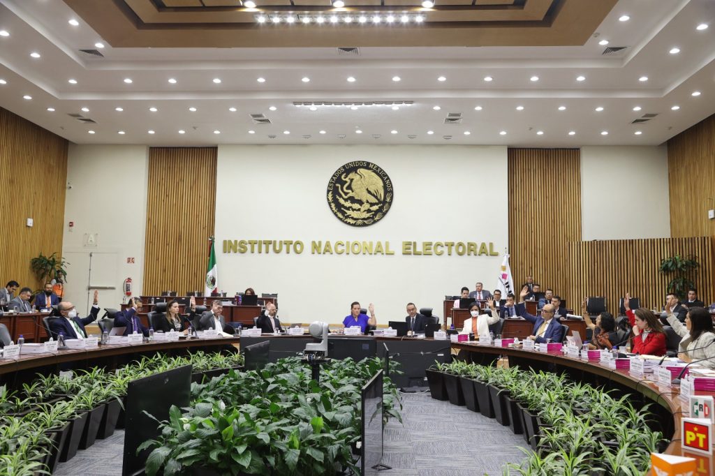 Sesión del Consejo General del INE