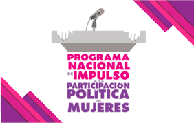 Cartel del Programa Nacional de Impulso a la Participación Política de Mujeres 2024