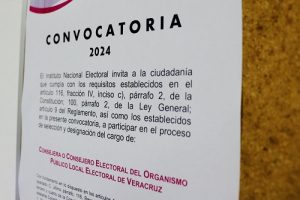 texto con la leyenda convocatoria