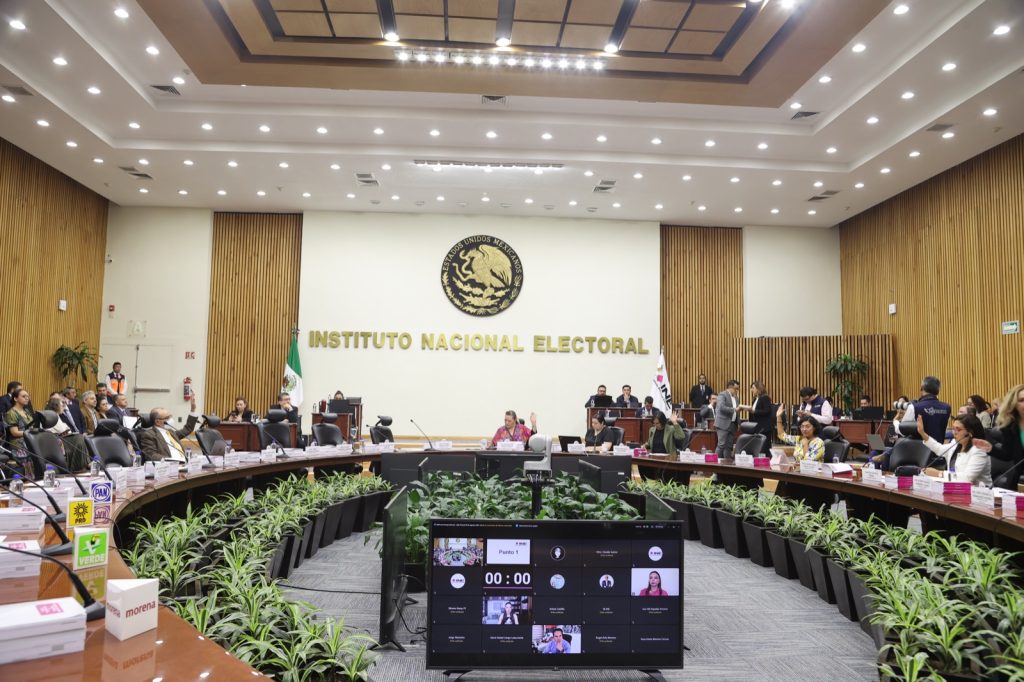 Sesión del Consejo General del INE
