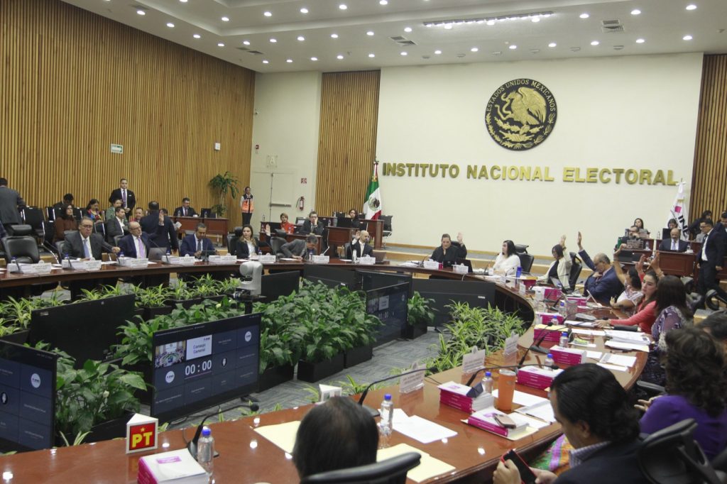 Sesión del Consejo general del INE