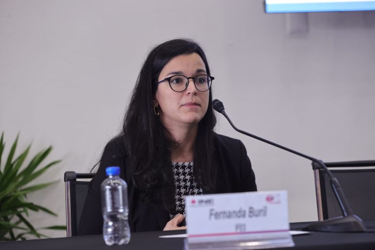 Fernanda Buril, Directora Adjunta del Centro de Investigación aplicada y aprendizaje de la Fundación Internacional para los Sistemas Electorales (IFES).
