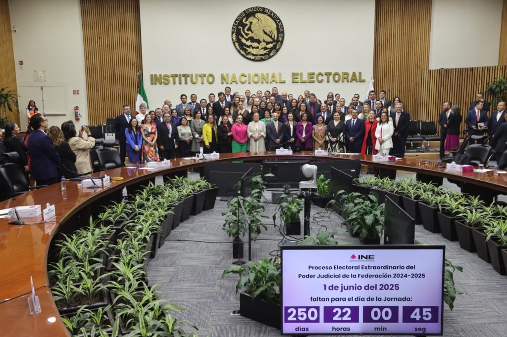 Sesión de instalación del Consejo General con motivo del inicio del Proceso Electoral del Poder Judicial 2025
