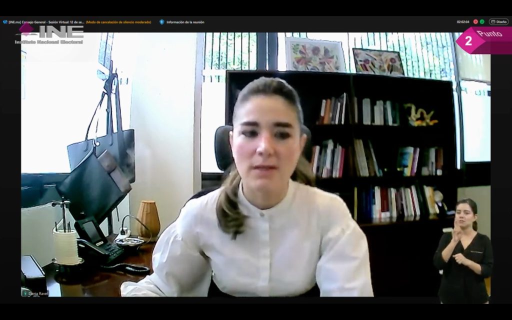 Consejera Electoral, Dania Ravel