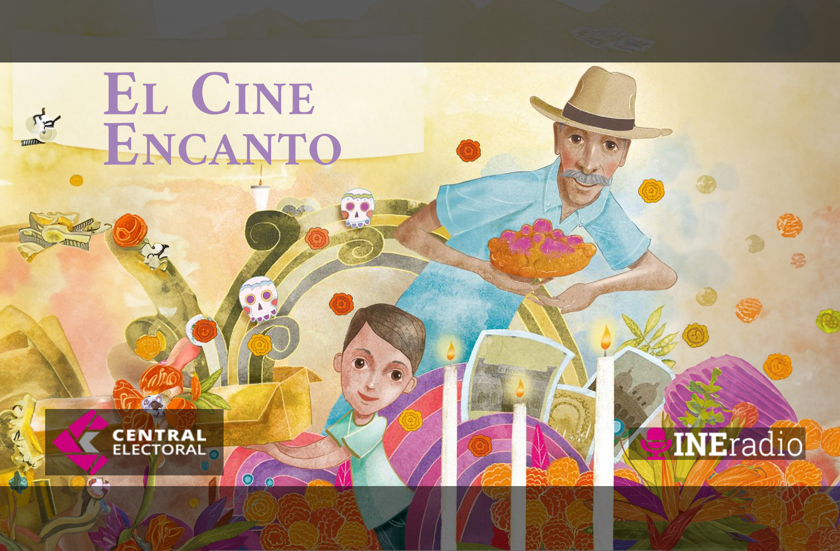 Botón para acceder al audiocuento El Cine Encanto