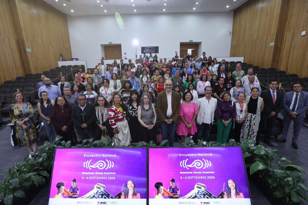 Presentan INE y AMARC México la campaña “Nuestras Voces Cuentan”